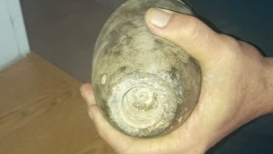 Efecto mortero: apareció otro artefacto en Centenario