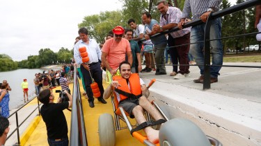 Inauguraron las obras del balneario municipal Albino Cotro de Neuquén