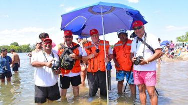 El equipo de fotógrafos y periodistas que hacen Zoom Deportivo. Foto: Andrés Maripe.-