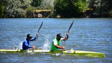 FIGUEROA, Marcos Gaston - ALGAÑARAS, Julian (Náutico Luis Piedra Buena, de Patagones) Foto: Andrés Maripe.  
