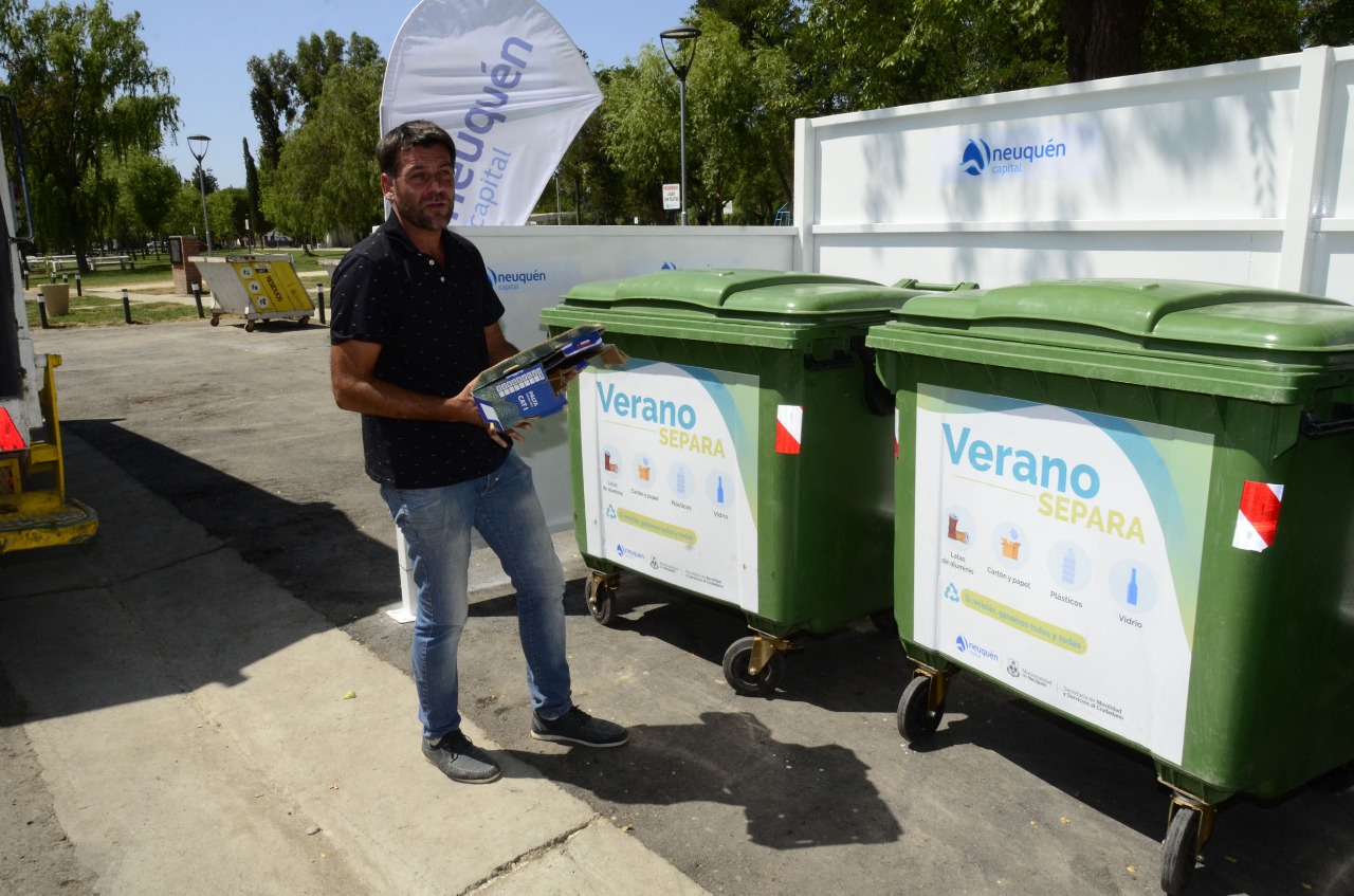 La separación de residuos en Neuquén se realiza hace años, este es un nuevo impulso. (Archivo)