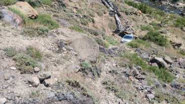 En el Fiesta iban cinco pasajeros. Foto: gentileza.