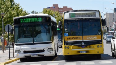 El transporte urbano en Neuquén (Archivo)
