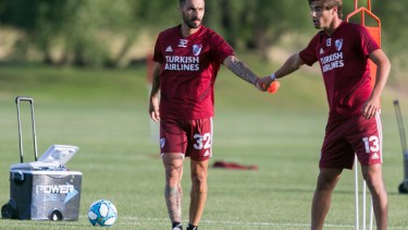 Scocco tuvo un buen nivel durante los entrenamientos de pretemporada. (Foto: Patricio Rodríguez)