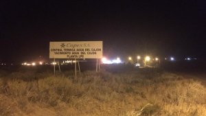 Controlan el incendio en el transformador de la central térmica de Capex