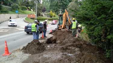 Los operarios comenzaron los trabajos esta mañana. Foto: gentileza