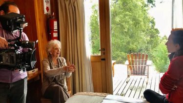 Estela de Carlotto filma su película en San Martín de los Andes