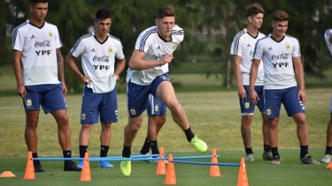 Gaich, una garantía con la camiseta de la selección.
