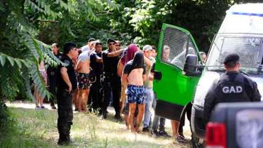 Así eran detenidos los rugbiers el último fin de semana. Foto: gentileza.-