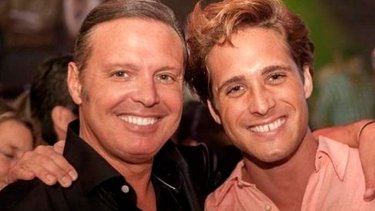 Luis Miguel y Diego Boneta, quien lo interpreta en la popular serie. 