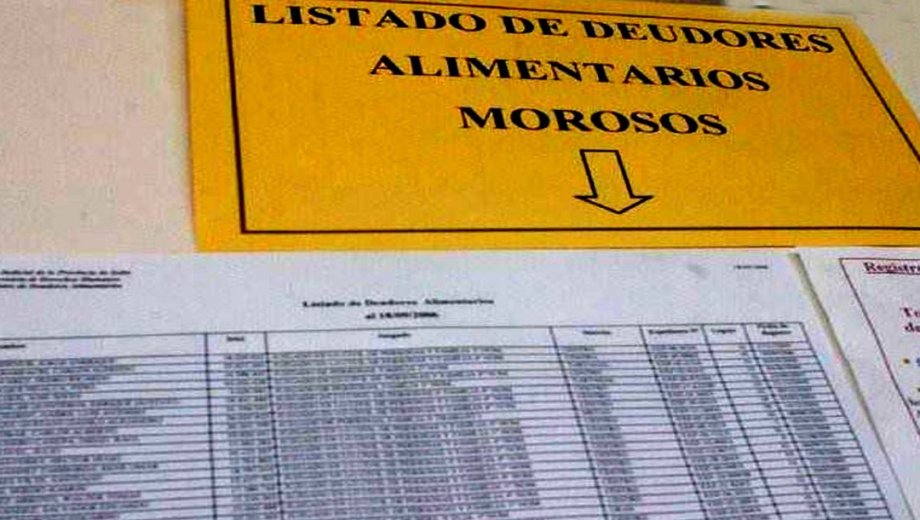 Río Negro cuenta con un registro de deudores alimentarios que es pública. Archivo