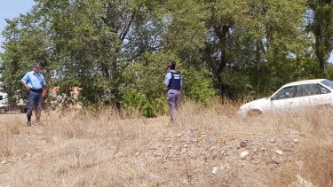 La policía hizo las pericias del caso. Foto Centenario Digital