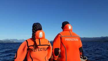 La búsqueda se reanudó hoy a las 6.30. Foto: gentileza