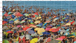 Vuelve el juego del verano, como buscando a Wally pero en Las Grutas