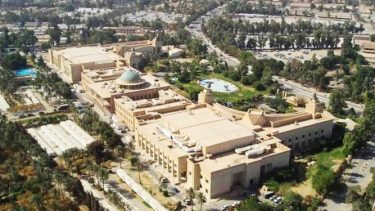 Zona de la Embajada norteamericana en Bagdad. Foto: archivo.-