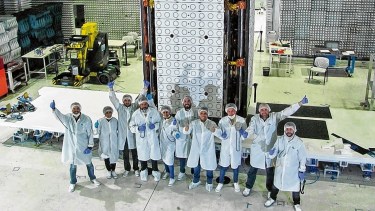 El satélite de Invap que ve a través de las nubes inicia su viaje al espacio