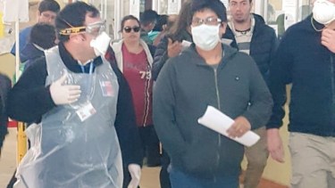 El simulacro se realizó por la mañana (Foto: gentileza)