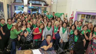 El colectivo de narradoras se conformó en 2018 para acompañar el primer pañuelazo.