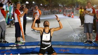 Derlis Ayala ganó la pasada edición de la Corrida de Cipolletti. Gentileza.