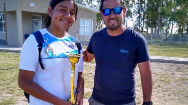 Giuliana participará de los Juegos Olímpicos de la Juventud en Senegal de 2022 (Foto: Atletismo Zapala)