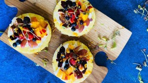 Pizzetas veggie y sin TACC para desayunar by Jessica Lekerman