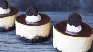 Mini cheesecake oreo muy fáciles de hacer