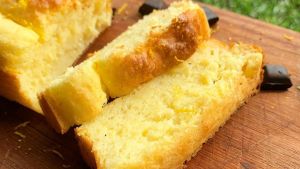 Budín de naranja sin gluten