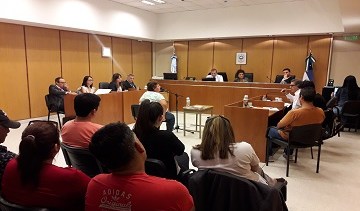 En la audiencia de cesura, los fiscales pidieron la pena máxima por el doble homicidio. (Foto Gentileza)