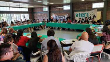 El plenario de secretarios generales de ATEN se realizó en Zapala. Foto gentileza.