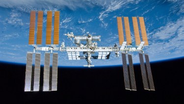 La Estación Espacial Internacional podrá ser observada esta noche en la región. (Gentileza).-