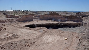 La cantera que criticó Gaido fue usada por la Provincia