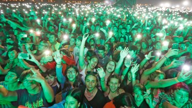 La Fiesta de la Confluencia tuvo ayer a Femina, Cazzu y Duki entre los shows principales. (Juan Thomes).-