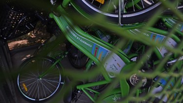 Las bicicletas SiBici podrán utilizarse durante la Fiesta de  la Confluencia. Foto: Juan Thomes 