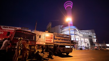 La policía intentaba capturar al militar que causó la matanza