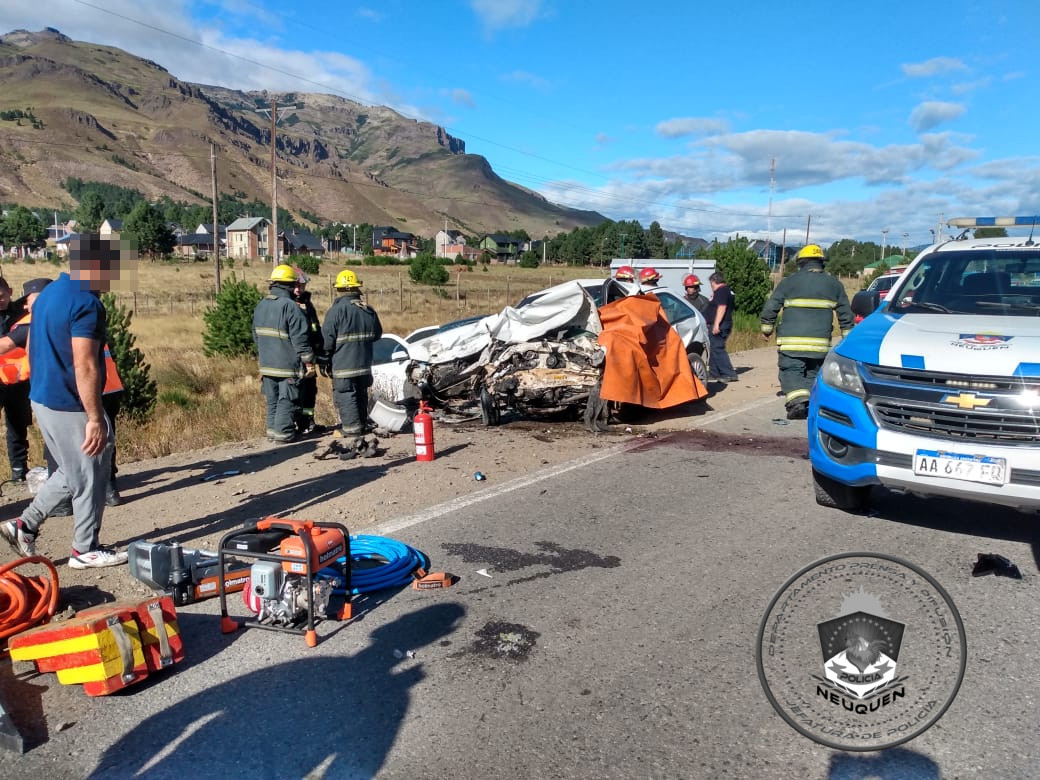 Un muerto y heridos graves en un brutal accidente sobre ruta 40 ...