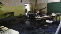 Imagen de Video: se incendió una escuela de Plottier