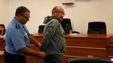 Ármando López, el hombre acusado de instigar a la usurpación en Neuquén. (Florencia Salto)