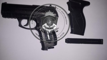 La detención del hombre fue a unas cuadras de la amenaza. Foto: Gentileza