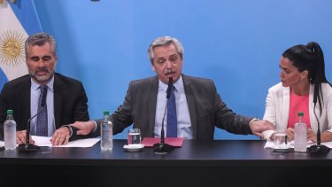 La semana pasada, el presidente Alberto Fernández anunció el aumento a jubilados junto al titular de la Anses Alejandro Vanoli y su par de PAMI Luana Volnovich. 