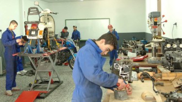 La sede del excorpofrut cuenta con dos aulas taller. Foto: archivo. 