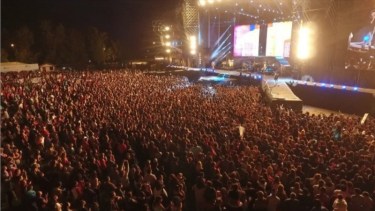 La fiesta comenzará esta tarde noche en Roca. Se espera una multitud. 