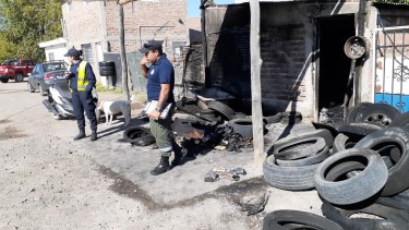 Las pérdidas fueron totales en el comercio. (Foto Pablo Accinelli)