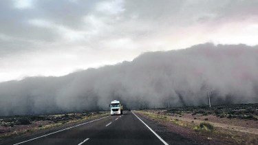 El temporal fue fuerte en el norte cordillerano de Chubut y se extendió hacia la provincia de Río Negro.