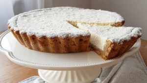 Tarta de ricota más que fácil para la hora del té
