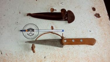 El hombre cometió el robo amenazando con un cuchillo. (Gentileza).-
