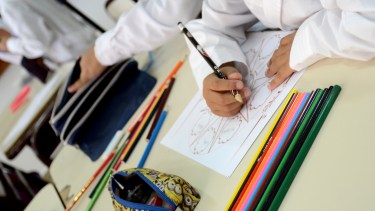 El miércoles fue el primer día de clases sin paro docente. Foto: Mauro Pérez