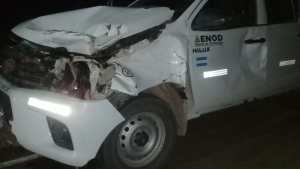 Un niño y dos hombres lesionados por el choque contra un caballo en Huincul