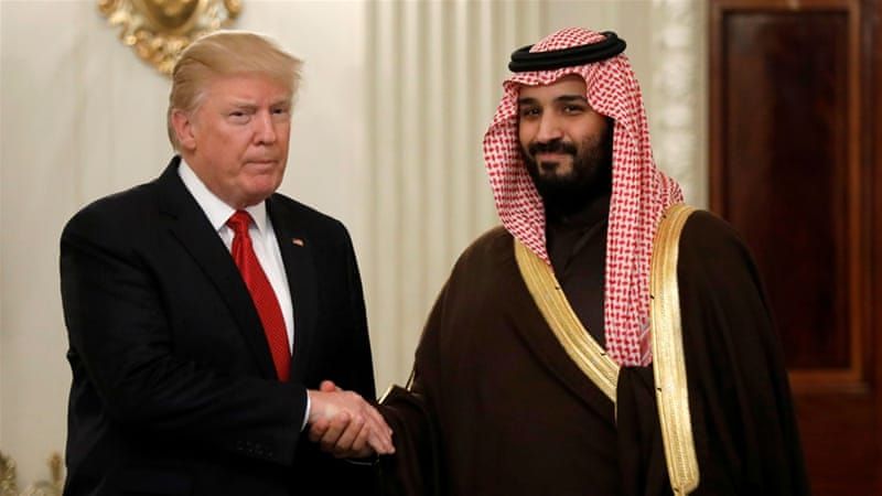 El presidente de Estados Unidos, Donald Trump, se reunió varias veces con el príncipe del reino suadita el año pasado.