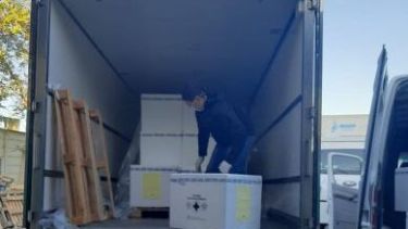El Ministerio de Salud informó que llegó una nueva carga de vacunas. (Gentileza).-