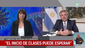 «El inicio de clases puede esperar», señaló Alberto Fernández
